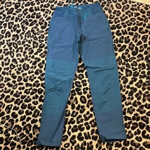 REI Women's Straight Leg Pants - Teal and Dark Blue